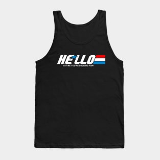 Funny 80's Cartoon Logo Music Funny Saying Tank Top